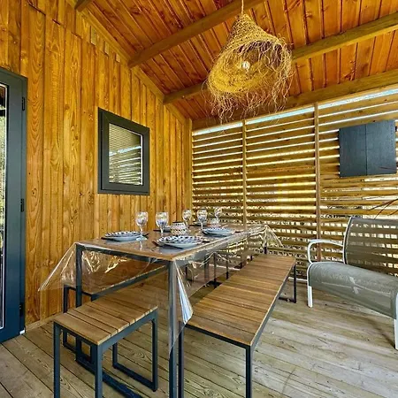 Domek alpejski Air-conditioned With Pool Near Arcachon La Teste-de-Buch